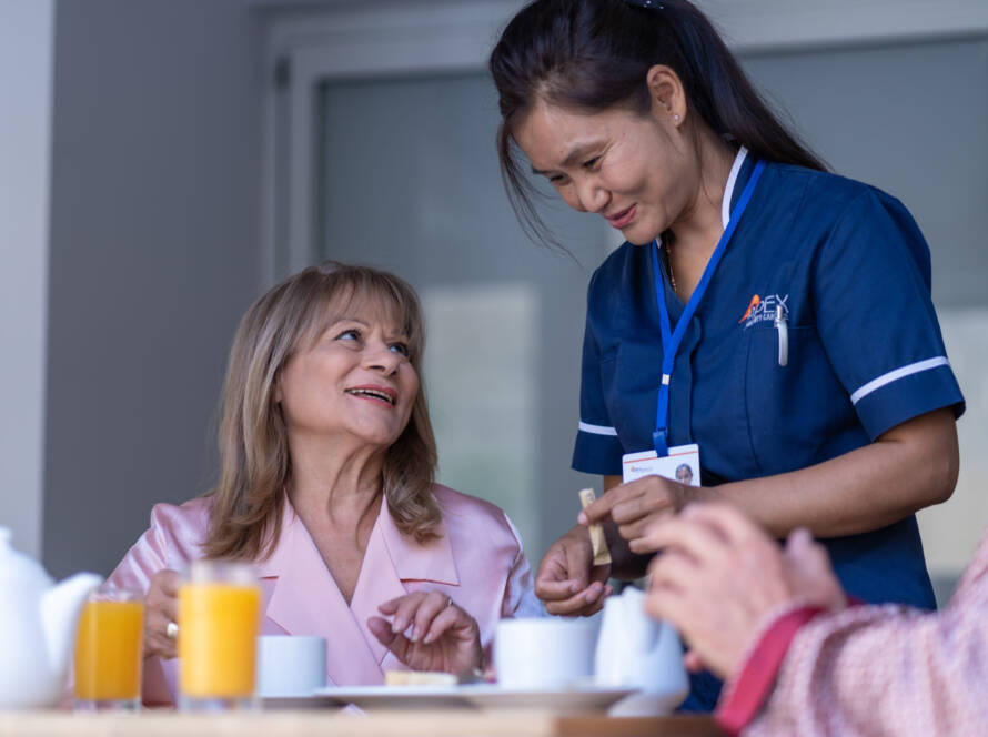 Health Carer withan Elderly Patient